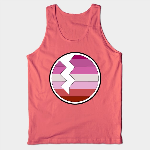 Lesbian Pride Pilot Tank Top by The Family Plot